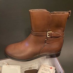 Blondo Pull-On Boots w/ zipper Womens Sz 10.5 D Vintage Brown Women
